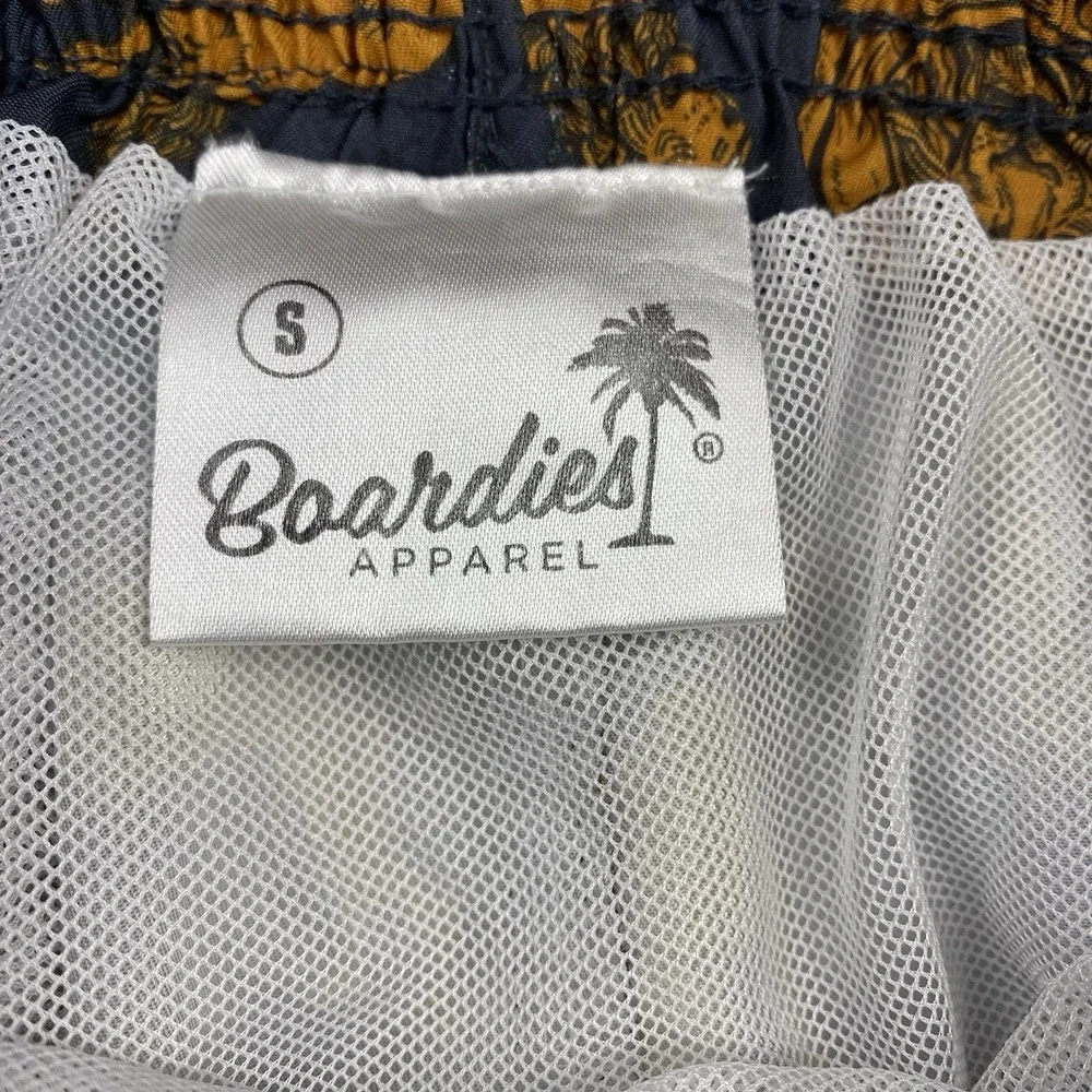 Boardies Gold Lion Swim Trunks Men's Small 5.5